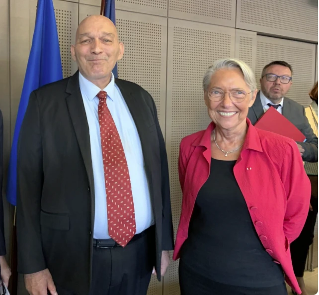 Pascal Develay SYCFI et la ministre du travail